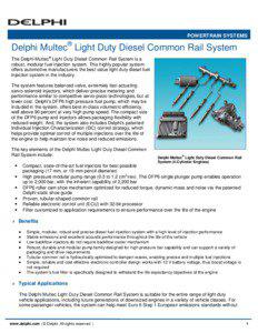 Microsoft Word - Delphi_Multec®_Light_Duty_Diesel_Common_Rail_System10-3-12