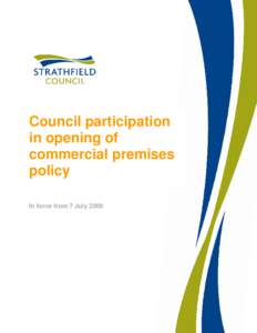 Microsoft Word - POLICY for the participation in opening of commercial premises.doc