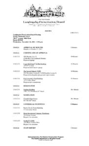 AGENDA LPB[removed]Landmarks Preservation Board Meeting Seattle Municipal Tower 700 5th Avenue, 40th Floor Room[removed]
