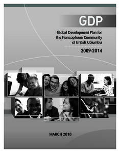GDP Global Development Plan for the Francophone Community of British Columbia[removed]