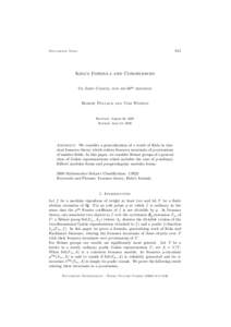 Algebraic number theory / Galois theory / Class field theory / Field theory / Cyclotomic fields / Algebraic number field / Main conjecture of Iwasawa theory / Selmer group / Iwasawa theory / Galois module / Splitting of prime ideals in Galois extensions / Local class field theory