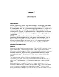 Immunosuppressants / Pharmacology / Arthritis / Connective tissue diseases / Monoclonal antibodies / Etanercept / Rheumatoid arthritis / TNF inhibitor / Tumor necrosis factor-alpha / Medicine / Health / Biology