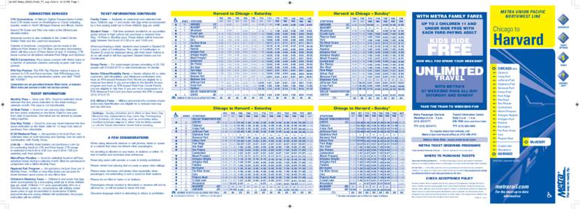 [removed]Metra_50933_Fm20_TT_ccg[removed]:10 PM Page 1  CONNECTING SERVICES cta connections. At Metra’s Ogilvie Transportation Center, most CTA buses board on Washington or Canal, including popular routes to North Mich