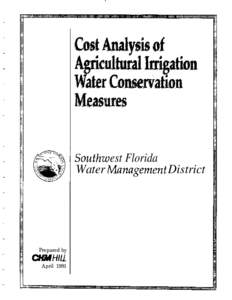 est Florida Water .,Management District Prepared by April 1991