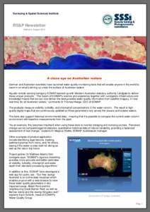 Surveying & Spatial Sciences Institute  RS&P Newsletter Edition 6, August[removed]A close eye on Australian waters