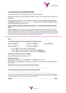 Academic term / Calendars