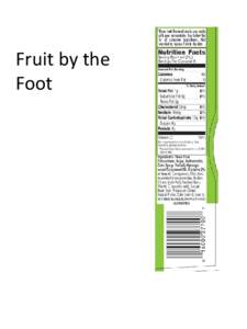 Fruit by the Foot Fruit Roll-ups  Gushers