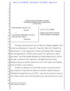 Case 2:11-cv[removed]RSL Document 96 Filed[removed]Page 1 of[removed]