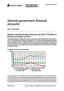 Government Finance[removed]General government financial accounts 2014, 2nd quarter