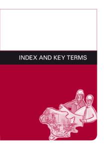 Index and Key terms  267 Department of Infrastructure, Transport, Regional Development and Local Government