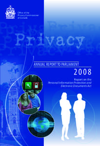Office of the Privacy Commissioner of Canada Privac Privacy