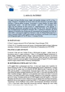 L-ASJA-IL-PAĊIFIKU Fir-reġjun tal-Asja-il-Paċifiku hemm erbgħa mill-imsieħba strateġiċi tal-UE (iċ-Ċina, lIndja, il-Ġappun u r-Repubblika tal-Korea), bosta mill-aktar ekonomiji li qed jikbru malajr fid-dinja u 