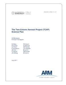 Climate forcing / Aerosol science / AERONET / Clouds / Closure / Aerosol / Cloud condensation nuclei / Sulfate / Radiative forcing / Atmospheric sciences / Meteorology / Particulates