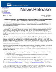 Energy in the United States / Tom Vilsack / Renewable energy / Government / United States Department of Agriculture / United States / United States Wind Energy Policy / Energy policy of the United States / Low-carbon economy / 110th United States Congress / Food /  Conservation /  and Energy Act