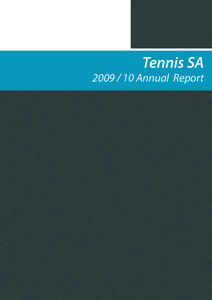 Tennis SA[removed]Annual Report 20