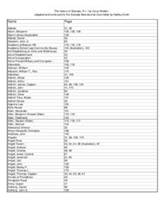 history of scituate hedley smith index