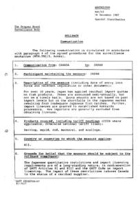 Import quota / Uruguay Round / Import license / International trade / International relations / General Agreement on Tariffs and Trade