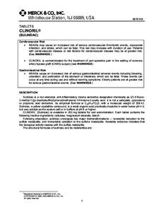 Proposed Prescribing Information - Class Labeling