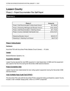 Microsoft Word - vmb_  Lassen Phase 2 Staff Report_cdm.doc