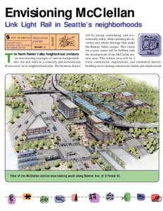 Envisioning McClellan CITY OF SEATTLE RESOLUTION CONCEPT-LEVEL STATION AREA PLANNING RECOMMENDATION