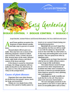 E[removed]Easy Gardening DISEASE CONTROL