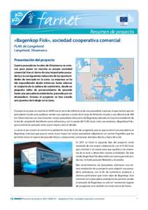 Resumen de proyecto «Bagenkop Fisk», sociedad cooperativa comercial FLAG de Langeland Langeland, Dinamarca