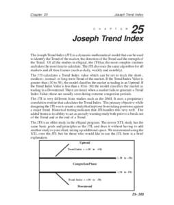 Chapter 25  Joseph Trend Index C