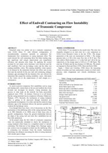 Numerical Investigation of Contoured Endwall Effects in a Transonic Axial Compressor Rotor