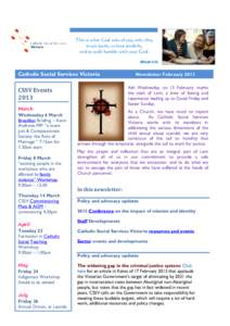 Catholic social teaching / Catholic