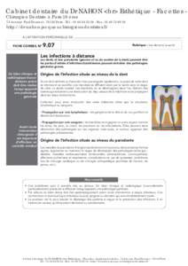 Cabinet dentaire du Dr NAHON <br> Esthétique - Facettes Chirurgien Dentiste à Paris 16 ème 73 Avenue Paul Doumer[removed]Paris - Tél. : [removed]Fax : [removed]http://dr-nahon-jacques.chirurgiens-dentis