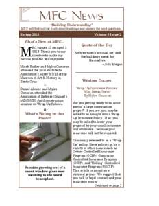 M:�IN�keting� News� News Issues� News Vol 8 Issue 2 Spring 2013�row MFC News Vol 8 Issue 2 Spring.wpd