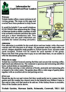 Mawnan Smith  Information for Coach Drivers/Tour Leaders  Lodge