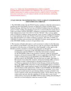 Liability insurance / Deductible / Cancellation / Self insurance / Reinsurance / Marine insurance / Insurance / Types of insurance / Financial economics