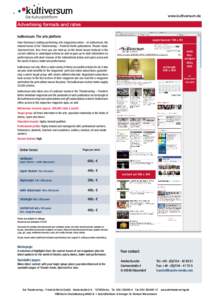 Publishing / Mass media / Opernwelt / Skyscraper / Online magazine / Public sphere / Theater heute / Magazine