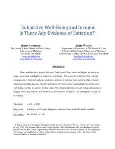 Welfare economics / Economic indicators / Socioeconomics / Positive mental attitude / Behavior / Easterlin paradox / Gross domestic product / Quality of life / Richard Easterlin / Economics / Happiness / Ethics