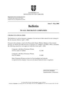 Bulletin Issue 5 - May 2004