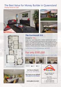 The Best Value for Money Builder in Queensland Display Home For Sale Gas Bottles  The Currimundi 219