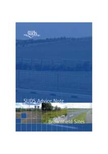 SUDS Advice Note : Brownfield Sites