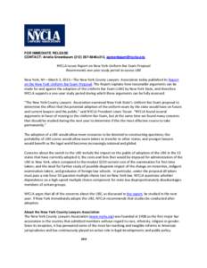 Microsoft Word - NYCLA UBE Report - Press Release - Draft