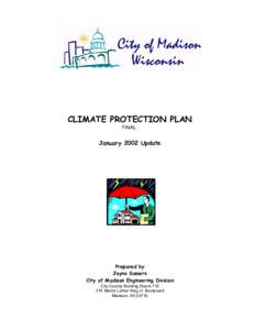 CLIMATE PROTECTION PLAN FINAL January 2002 Update  Prepared by