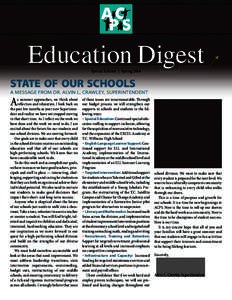 ACPS Education Digest - Spring 2014
