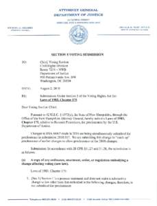 ATTORNEY GENERAL  DEPARTMENT OF JUSTICE 33 CAPITOL STREET  CONCORD, NEW HAMPSHIRE[removed]