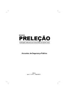 PRELEÇÃO REVISTA Publicação Institucional da Polícia Militar do Espírito Santo  Assuntos de Segurança Pública