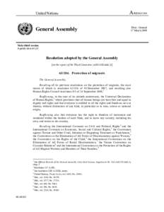 Human rights / Ethics / Law / United Nations Convention on the Protection of the Rights of All Migrant Workers and Members of Their Families / Protocol against the Smuggling of Migrants by Land /  Sea and Air / International human rights law / Freedom of movement / Migrant worker / International Migrants Day / Human migration / International relations / Human rights instruments