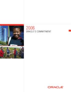 2006  ORACLE’S COMMITMENT TAbLE Of CONTENTS