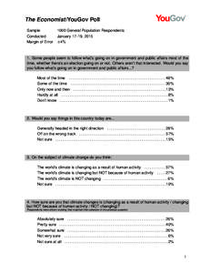 The Economist/YouGov Poll Sample Conducted Margin of Error[removed]General Population Respondents