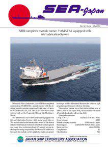 No. 341 June - July[removed]MHI completes module carrier, YAMATAI, equipped with