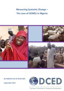 Measuring Systemic Change – The case of GEMS1 in Nigeria By Nabanita Sen & Wafa Hafiz September 2015