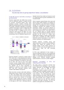 23. SLOVENIA Double-dip and on-going adjustment delay consolidation Double-dip recession and further worsening of growth potential  Slovenia slipped back into double dip recession