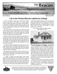 The  Beacon Piedras Blancas Light Station Outstanding Natural Area Vol. 6 Issue 2